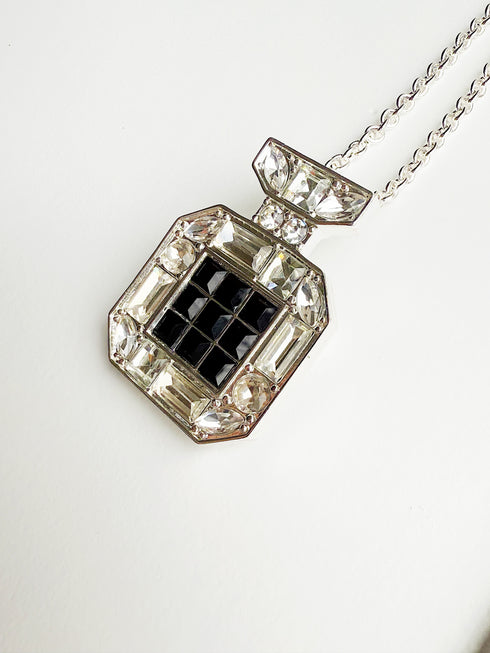 perfume brooch necklace